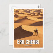 Erg Chebbi Merzouga Marokko Reise Postkarte (Vorne/Hinten)