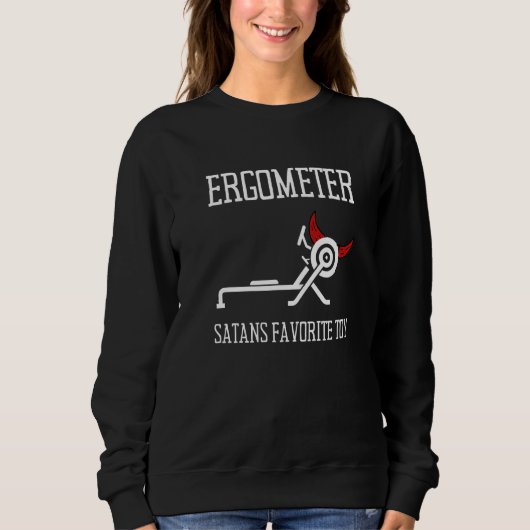 Erg Ergometer And Rowing Exercise Machine Rowing W Sweatshirt (Vorderseite)
