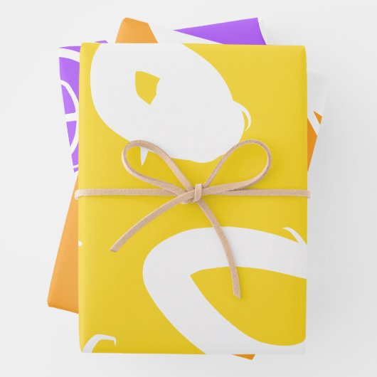 Ergänzende Set Wrapping Paper-Flachblätter Geschenkpapier Set (Beispiel)