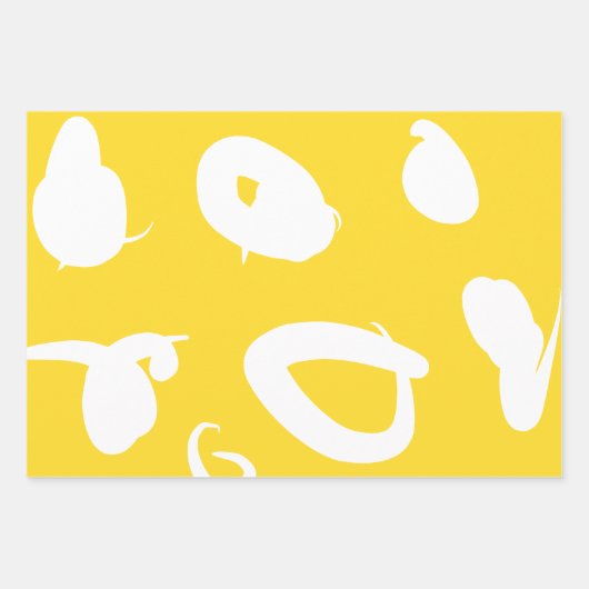 Ergänzende Set Wrapping Paper-Flachblätter Geschenkpapier Set (Vorderseite)