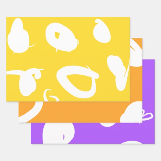 Ergänzende Set Wrapping Paper-Flachblätter Geschenkpapier Set (Set)