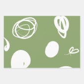Ergänzende Set Wrapping Paper-Flachblätter Geschenkpapier Set (Vorderseite 3)