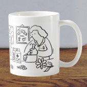 Ergänzender Medicine Chemist Cartoon Kaffeetasse