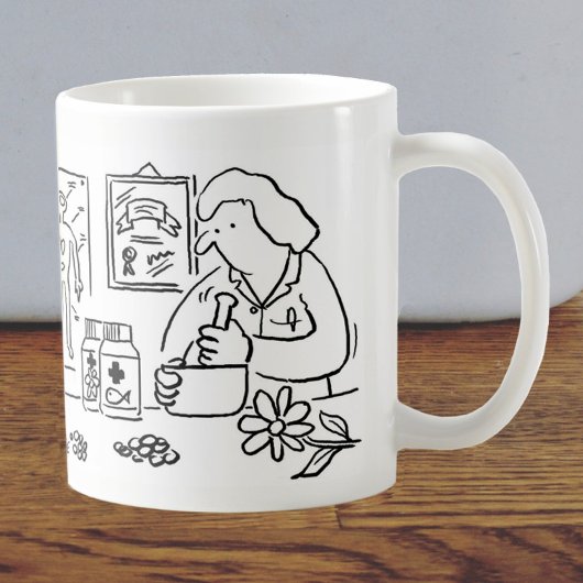 Ergänzender Medicine Chemist Cartoon Kaffeetasse