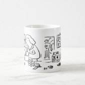 Ergänzender Medicine Chemist Cartoon Kaffeetasse (Mittel)