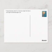 ERGÄNZENDER PUNKT bis April McCallum Postkarte (Rückseite)