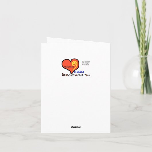 Ergänzung zur Baker Grußkarte Karte (Rückseite)