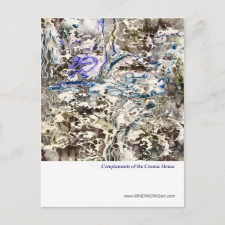 Ergänzungen des Kosmischen Hauses Postkarte