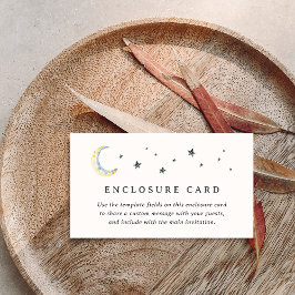 Ergänzungskarte für Halloween-Babydusche Begleitkarte