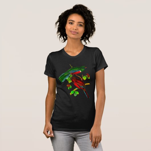 Ergattertes Trogon T-Shirt (Vorne ganz)