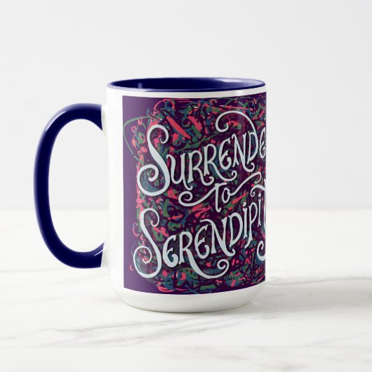 Ergeben Sie sich der Serendipität Tasse (Links)