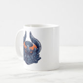 Ergebene Krieger Kaffeetasse (Vorderseite Links)