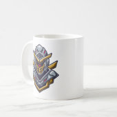 Ergebene Krieger Kaffeetasse (Vorderseite Links)