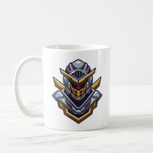 Ergebene Krieger Kaffeetasse (Links)