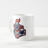 Ergebene Krieger Kaffeetasse (Vorderseite Links)