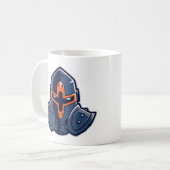Ergebene Krieger Kaffeetasse (Vorderseite Links)