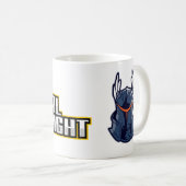 Ergebene Krieger Kaffeetasse (VorderseiteRechts)