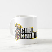 Ergebene Krieger Kaffeetasse (Vorderseite Links)