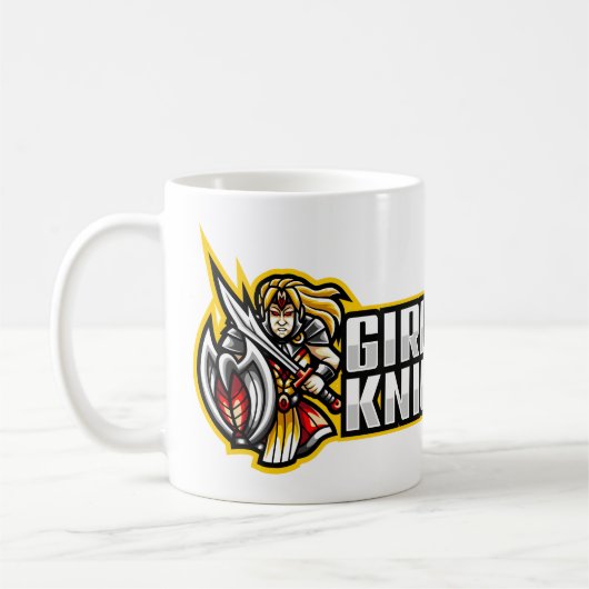 Ergebene Krieger Kaffeetasse (Links)