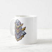Ergebene Krieger Kaffeetasse (Vorderseite Links)