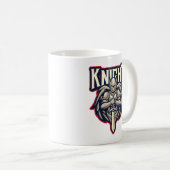 Ergebene Krieger Kaffeetasse (VorderseiteRechts)