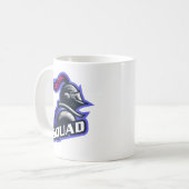 Ergebene Krieger Kaffeetasse (Vorderseite Links)