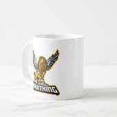 Ergebene Krieger Kaffeetasse (Vorderseite Links)
