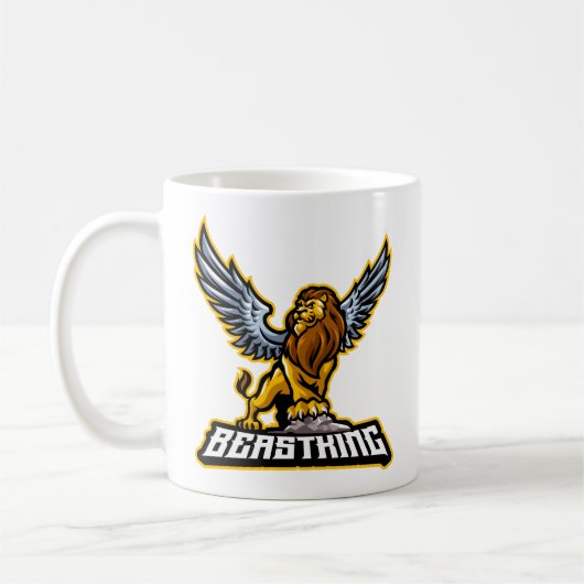 Ergebene Krieger Kaffeetasse (Links)