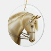 Ergebene Show-Pferdeverzierung Keramikornament (Links)