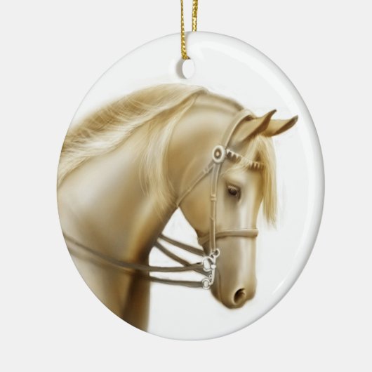 Ergebene Show-Pferdeverzierung Keramikornament (Links)