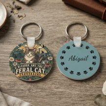 Ergebener Waldgrüner Vintage-Wilder-Kater