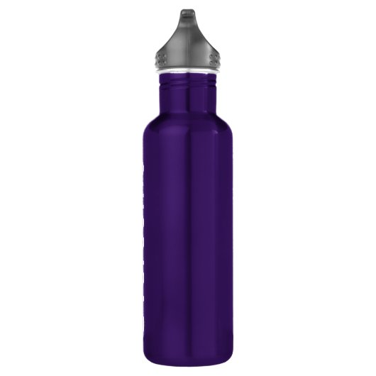 "Ergebnis" 24 oz. Lila Aluminium Trinkflasche (Rechts)
