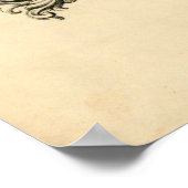 Ergebnis der fünfzehnten Änderung (1870) Poster (Ecke)