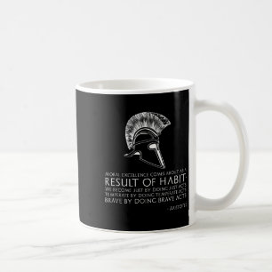 Ergebnis der Gewohnheit - antike griechische Philo Kaffeetasse