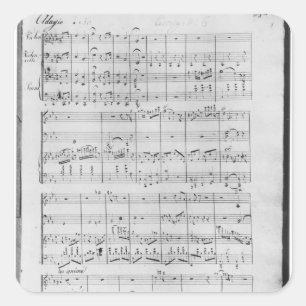 Ergebnis für Trio für Klavier, Violine und Violonc Quadratischer Aufkleber