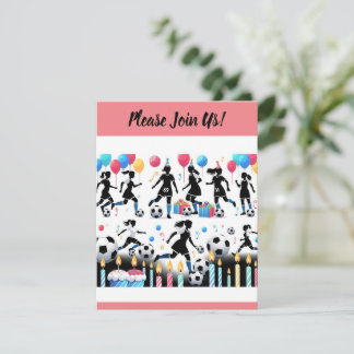 Ergebnis mit unserem Lady Soccer Party Einladung