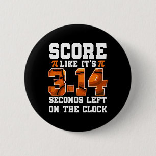 Ergebnis wie 3.14 Links Pi-Day-Lehrer Basketba Button