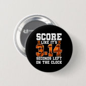 Ergebnis wie 3.14 Links Pi-Day-Lehrer Basketba Button (Vorne & Hinten)