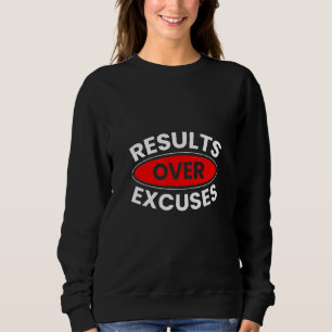 Ergebnisse über Ausreden Motivierend Sprichwort-Qu Sweatshirt