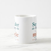 Ergebung vor dem Wunder Klassische christliche Kaffeetasse (Mittel)