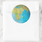 Erglobe 2 runder aufkleber (Tasche)