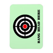 Ergonomische Stresshilfe: Knallkopf hier Magnet (Vertikal)