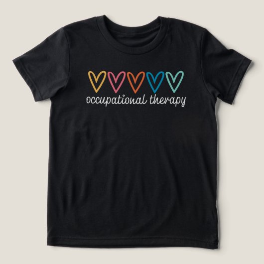 Ergotherapeut Tri-Blend Shirt (Design Vorderseite)