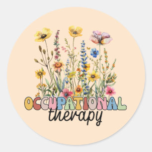 Ergotherapie COTA Physiotherapeut Runder Aufkleber