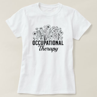 Ergotherapie Floral Ergotherapie OT T-Shirt