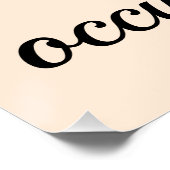 Ergotherapie Gepard-Druck Herz Poster (Ecke)