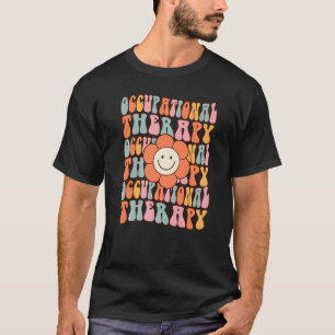Ergotherapie Groovy Retro Vintage Cute T-Shirt