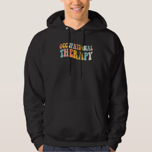 Ergotherapie Groovy Retro Vintage Süß Hoodie