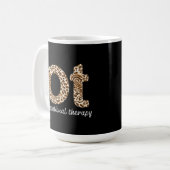 Ergotherapie OT Gepard-Druck Kaffeetasse (Vorderseite Links)