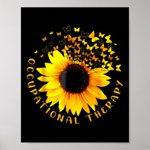 Ergotherapie-Sonnenblume OT-Therapeut Istant Poster